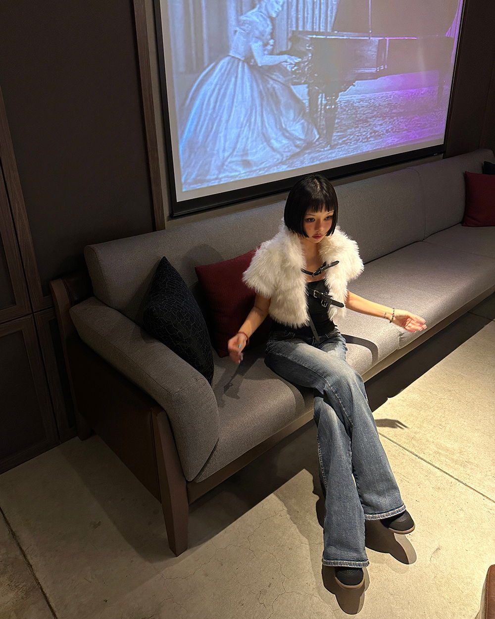 재킷 모델 착용 이미지-S1L71