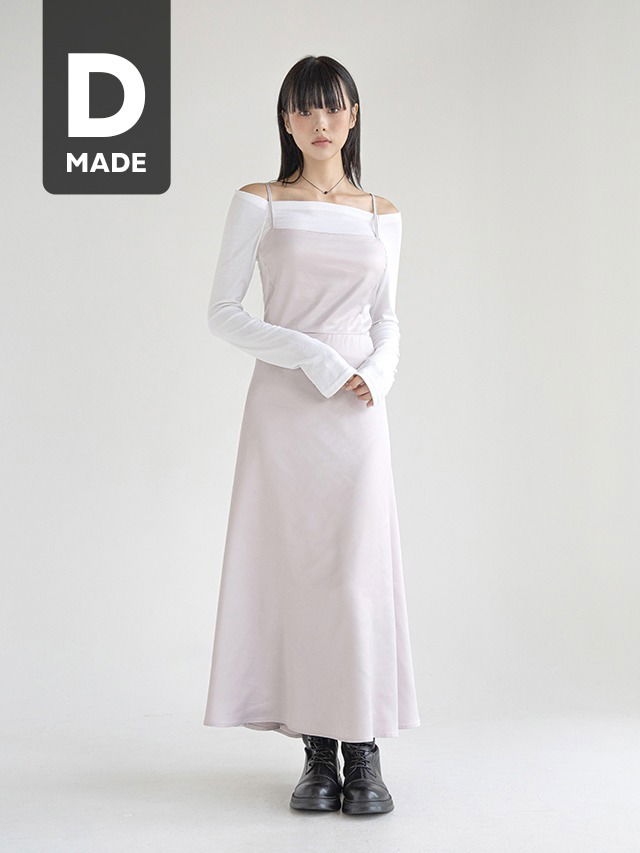 Big size 55-100 Prom satin backless strap bustier sleeveless flare banding long one Dress 连身裙