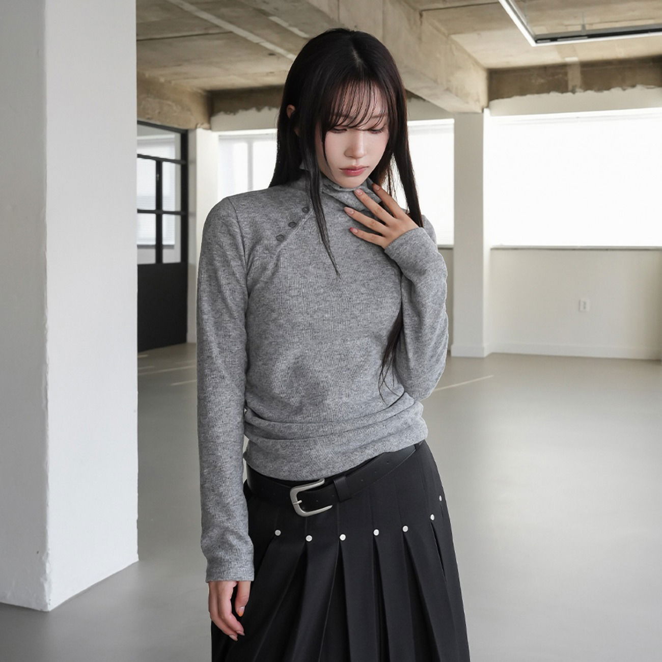 コイットボタンポーラーTシャツ