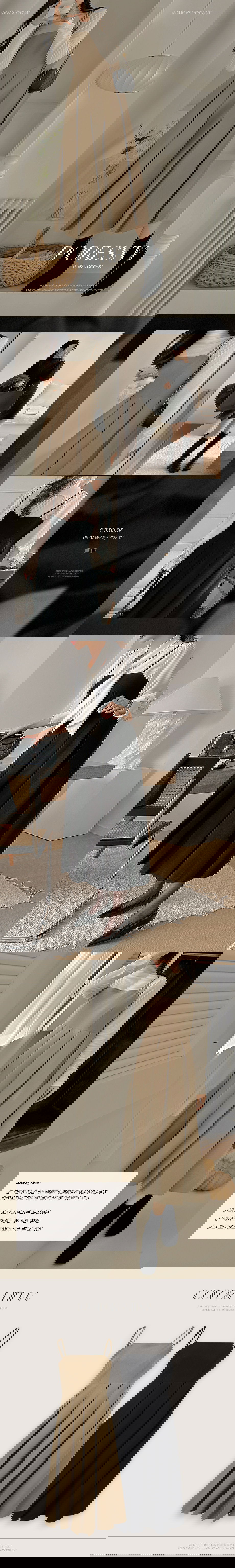 리리앤코 (끈조절) 포레스니 뷔스티에 플리츠 롱 원피스