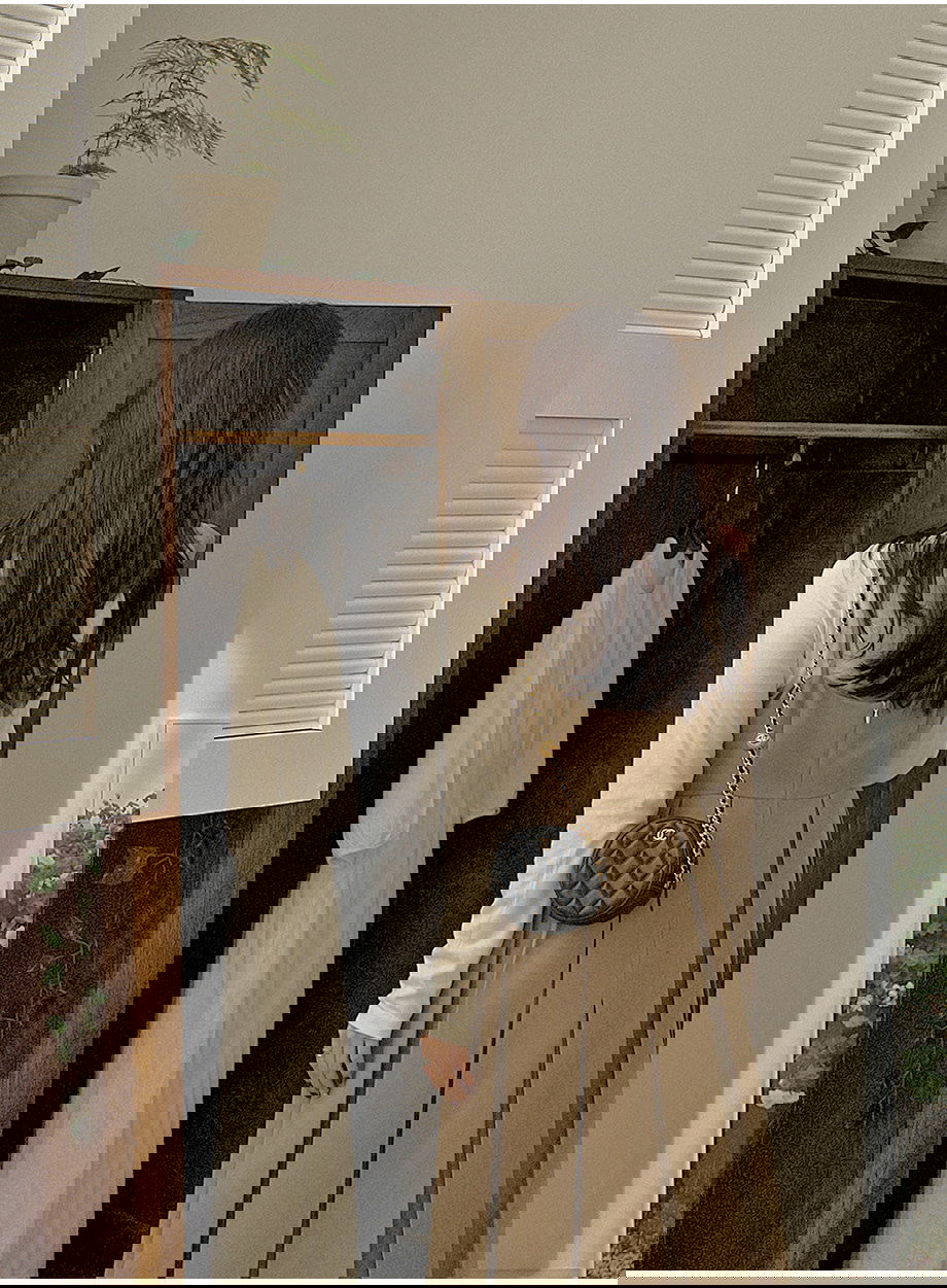 리리앤코 (끈조절) 포레스니 뷔스티에 플리츠 롱 원피스