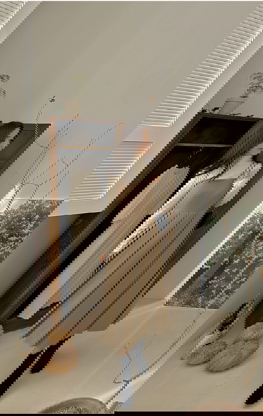 리리앤코 (끈조절) 포레스니 뷔스티에 플리츠 롱 원피스