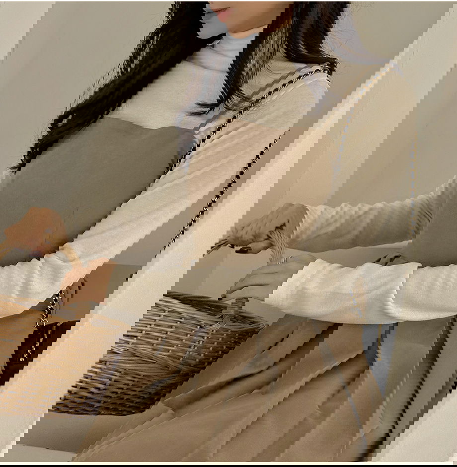 리리앤코 (끈조절) 포레스니 뷔스티에 플리츠 롱 원피스