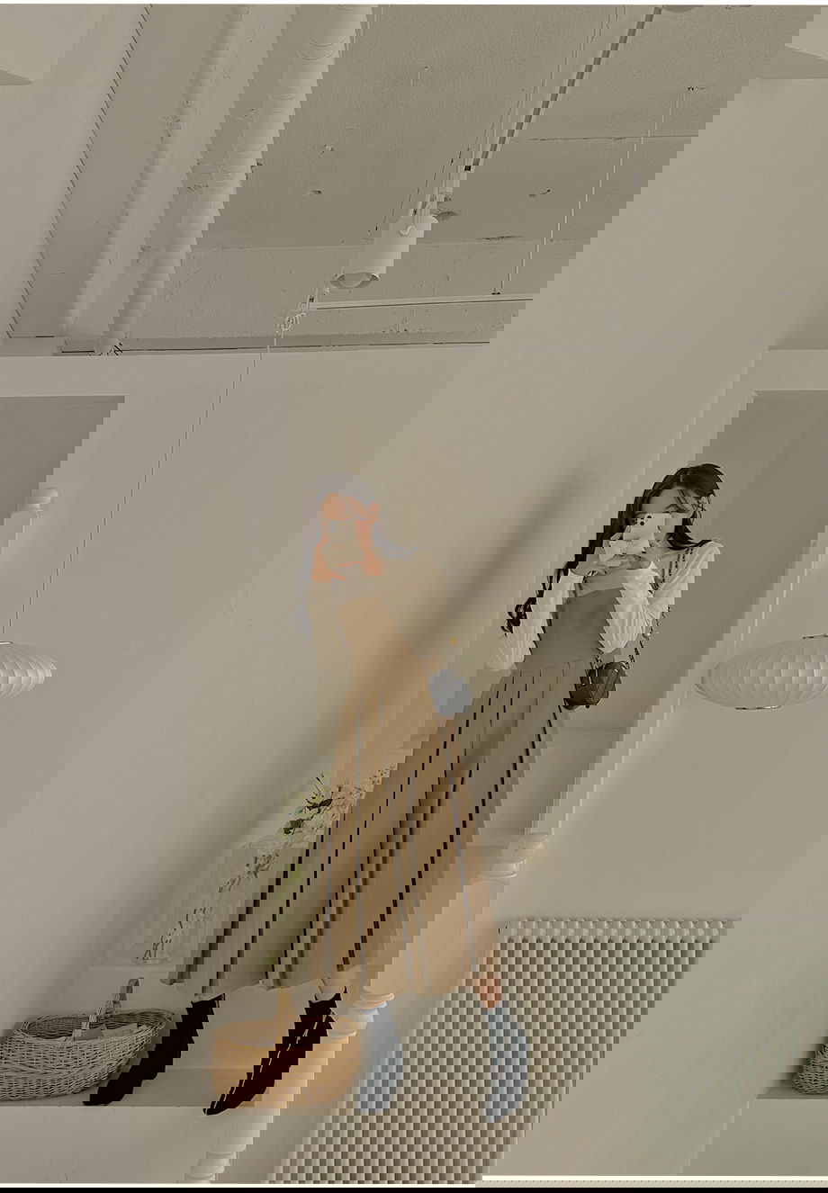 리리앤코 (끈조절) 포레스니 뷔스티에 플리츠 롱 원피스