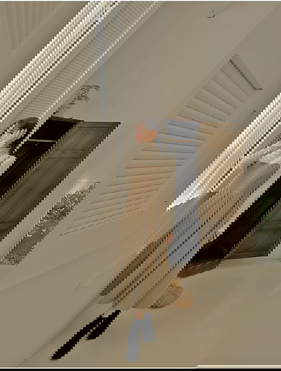 리리앤코 (끈조절) 포레스니 뷔스티에 플리츠 롱 원피스