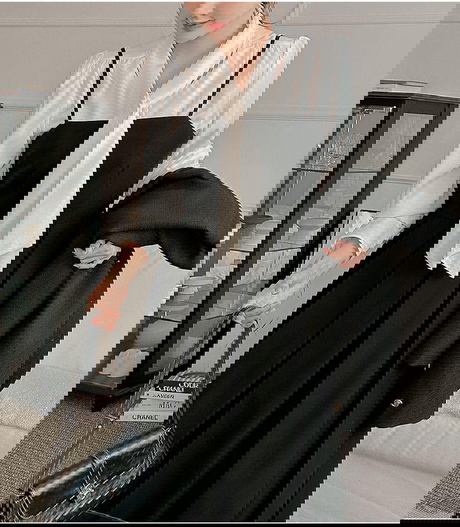 리리앤코 (끈조절) 포레스니 뷔스티에 플리츠 롱 원피스