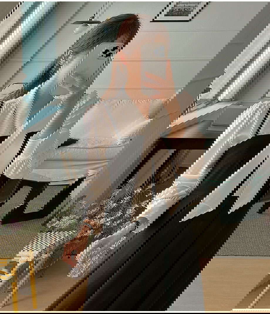 리리앤코 (끈조절) 포레스니 뷔스티에 플리츠 롱 원피스