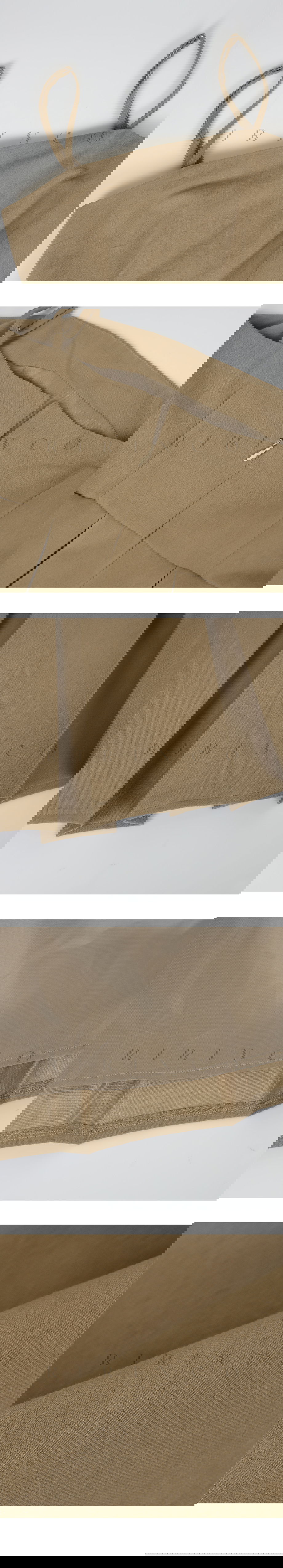 리리앤코 (끈조절) 포레스니 뷔스티에 플리츠 롱 원피스