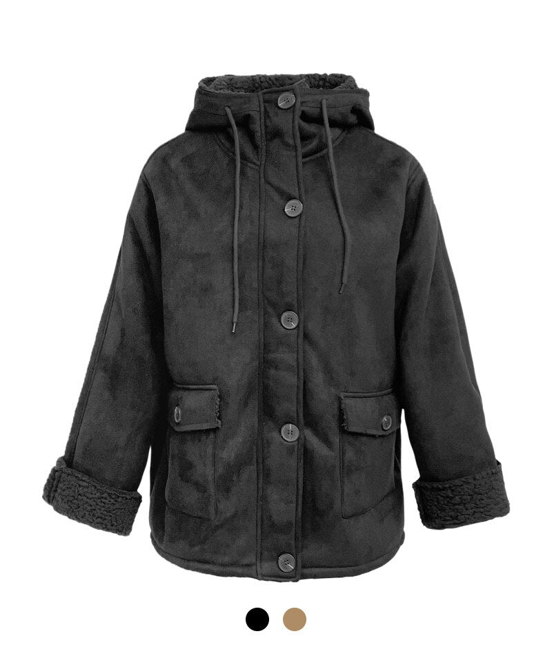 Iris Fur Shearling Hood Shearling