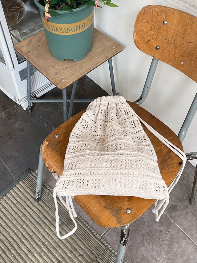 Pointe Punching Knitwear Backpack