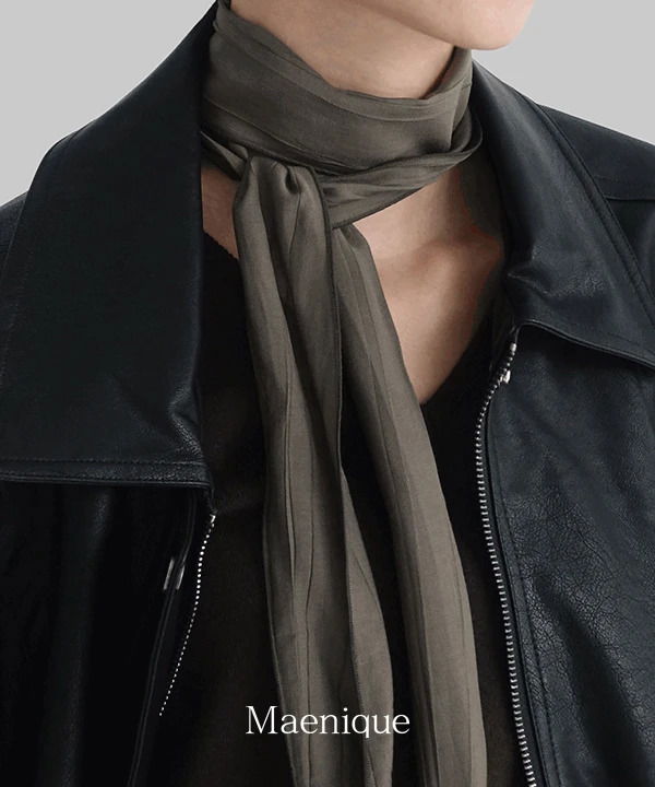 Glimmer Slim Basic Long Scarf 配饰