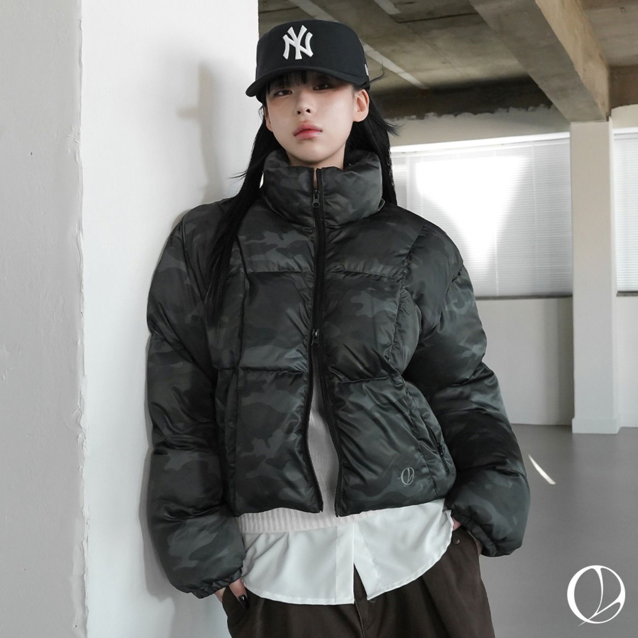 立領保暖防風羽絨外套