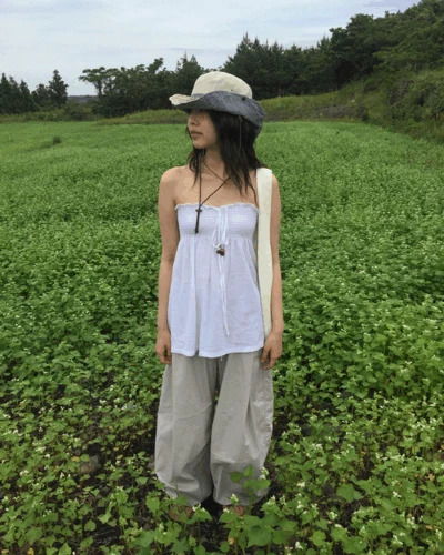 Earth Maxi Balloon Pants *Light Gray Same Day Shipping Available