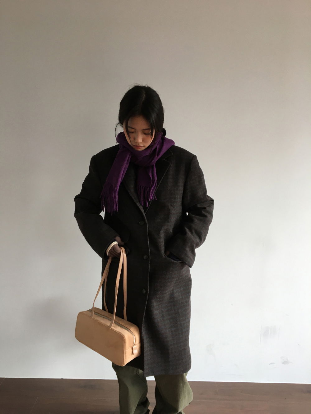 코트 모델 착용 이미지-S1L15