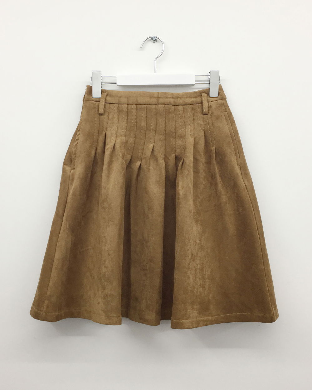 미니 스커트 카멜 색상 이미지-S1L38