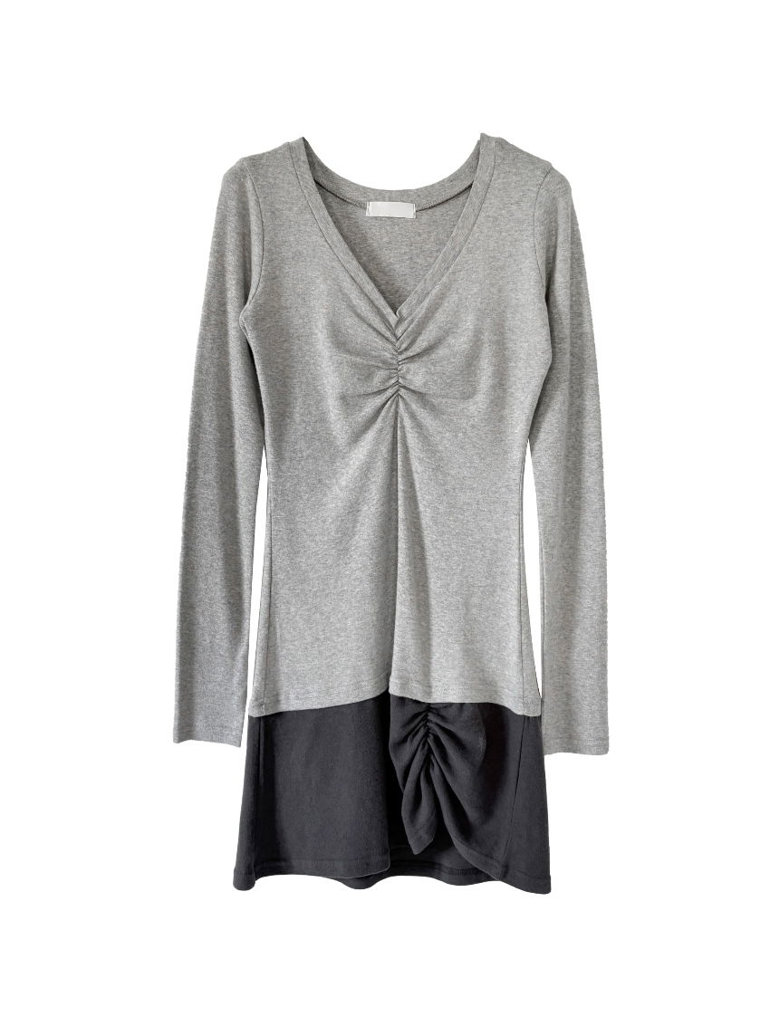 드레스 차콜 색상 이미지-S1L37