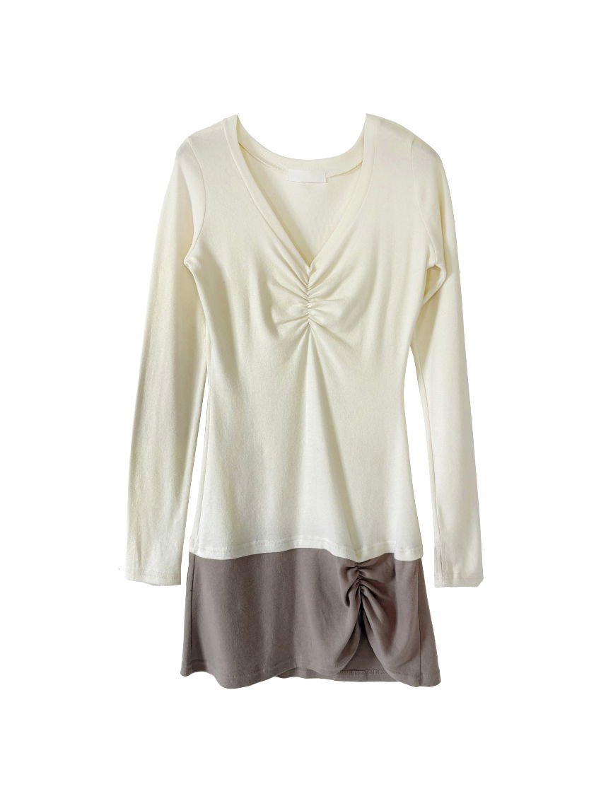 드레스 화이트 색상 이미지-S1L38