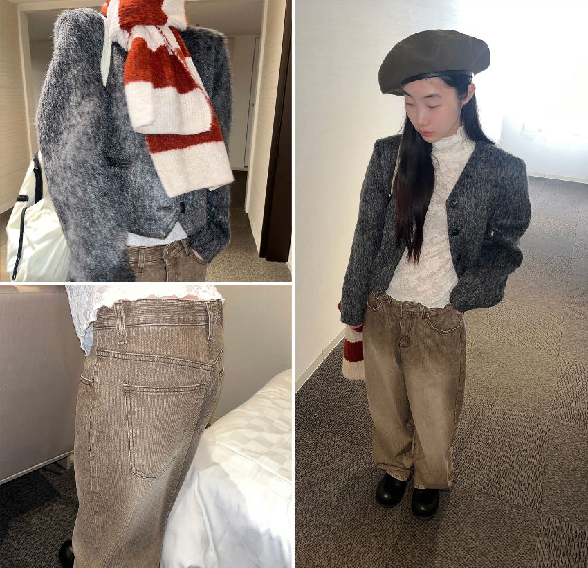 머플러 모델 착용 이미지-S1L4