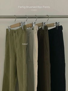 一日系保暖休閒長褲