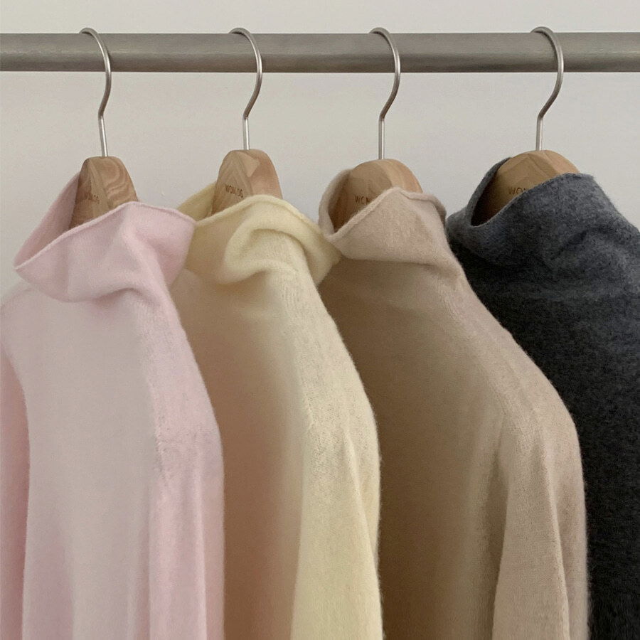 WONT Macaron Wool Turtleneck Knitwear 