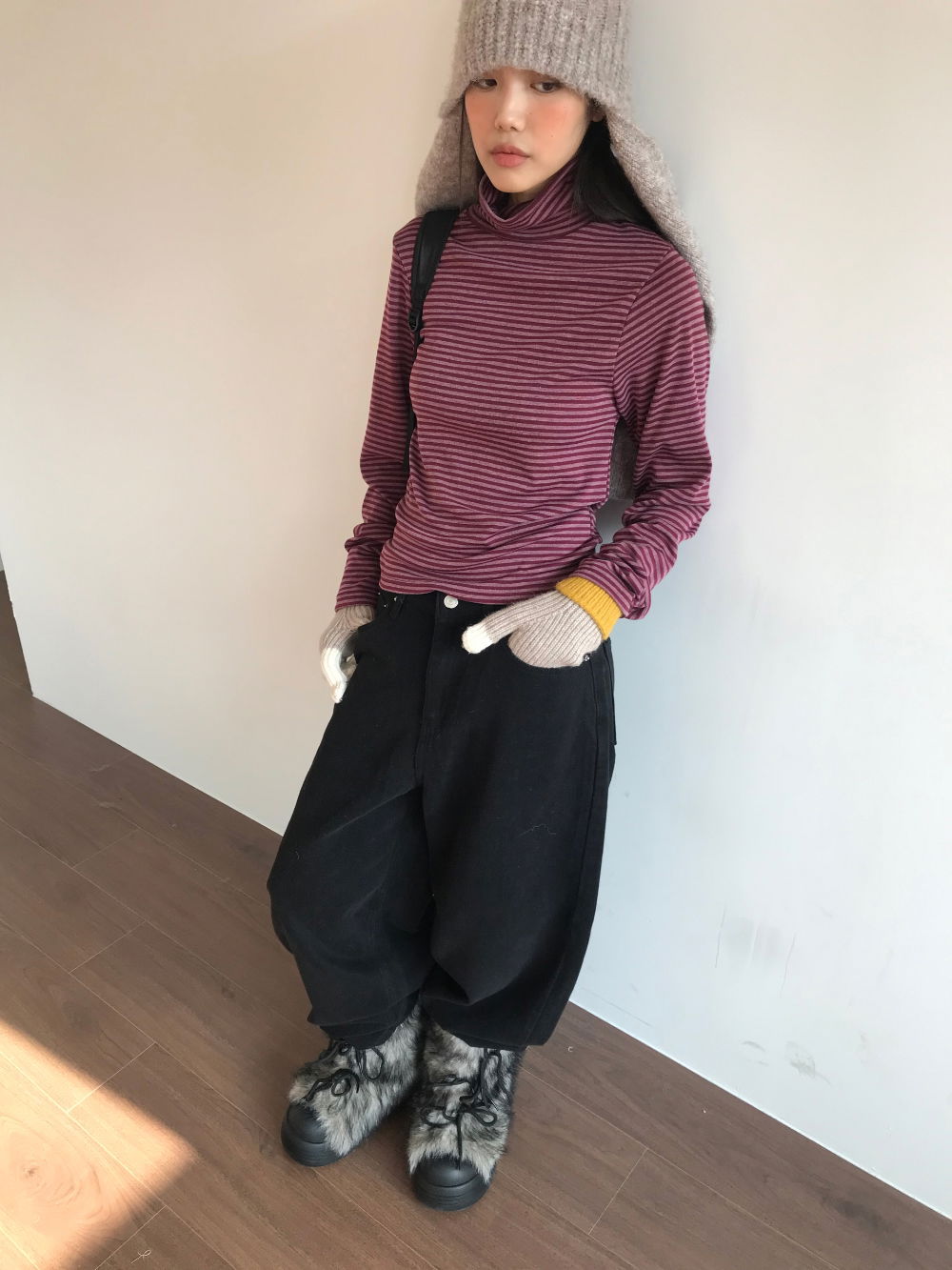 바지 모델 착용 이미지-S3L14