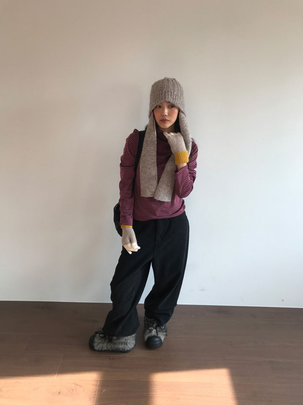 바지 모델 착용 이미지-S3L13