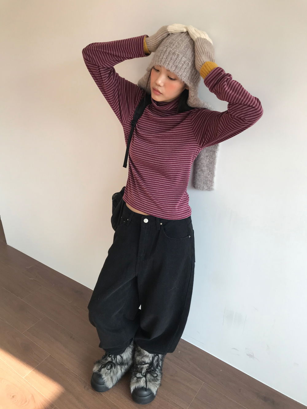 바지 모델 착용 이미지-S3L15