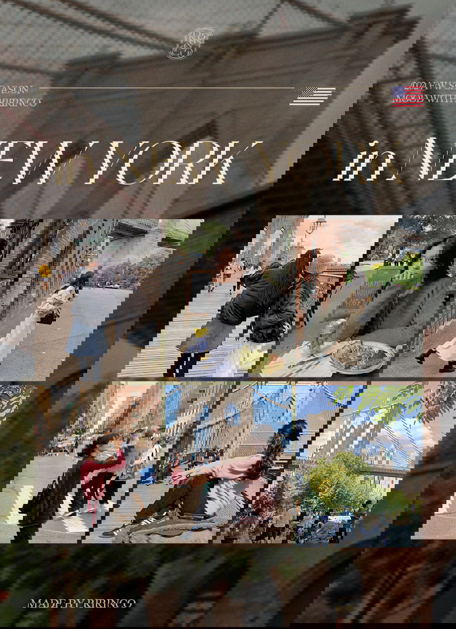 리리앤코 하로픈 플랩 카라넥 벨트 하프 코트