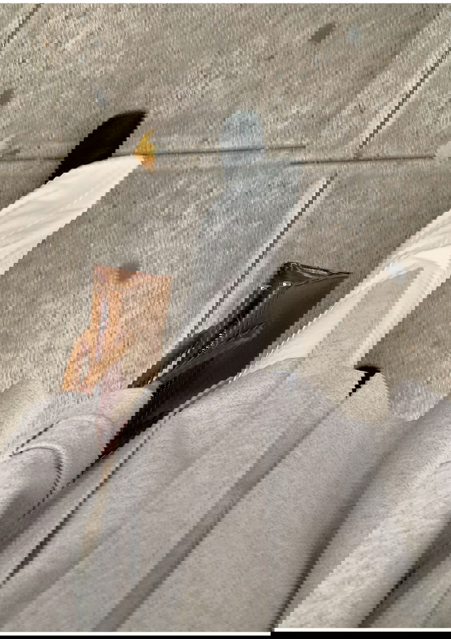 리리앤코 하로픈 플랩 카라넥 벨트 하프 코트