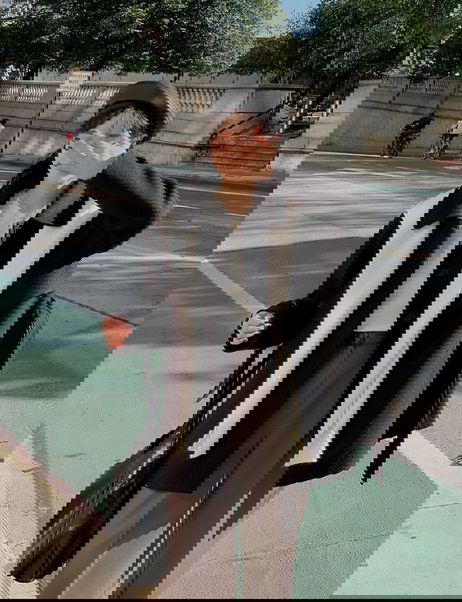 리리앤코 하로픈 플랩 카라넥 벨트 하프 코트