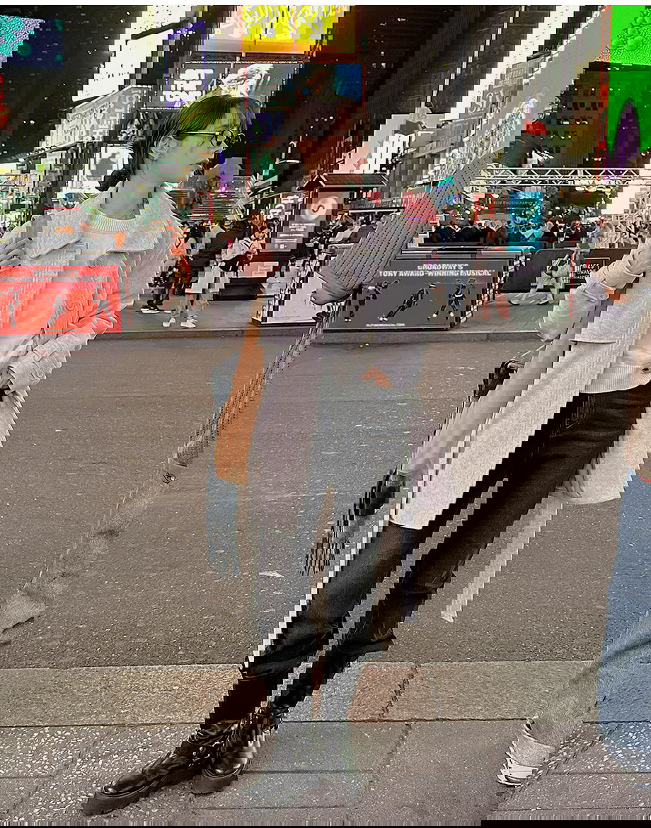 리리앤코 하로픈 플랩 카라넥 벨트 하프 코트