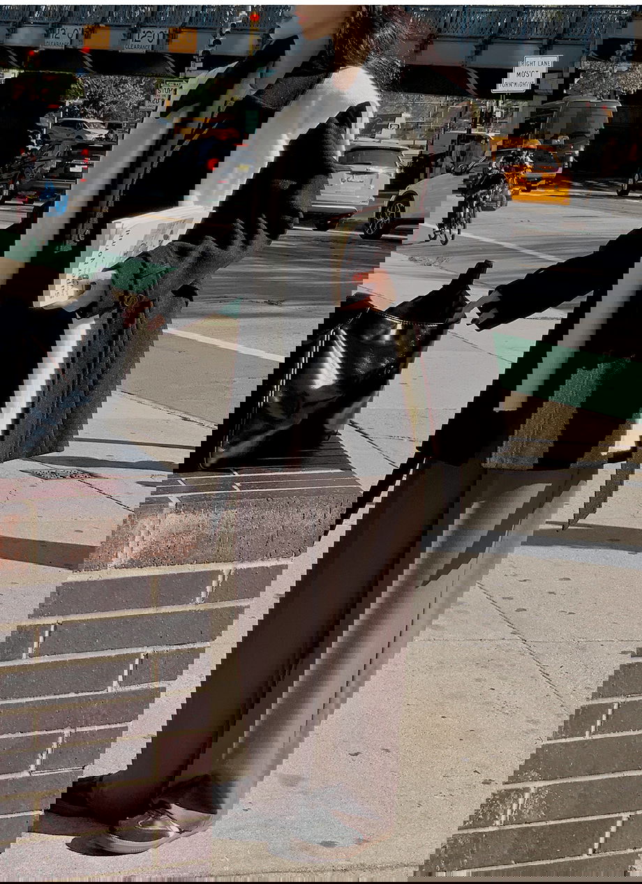 리리앤코 하로픈 플랩 카라넥 벨트 하프 코트