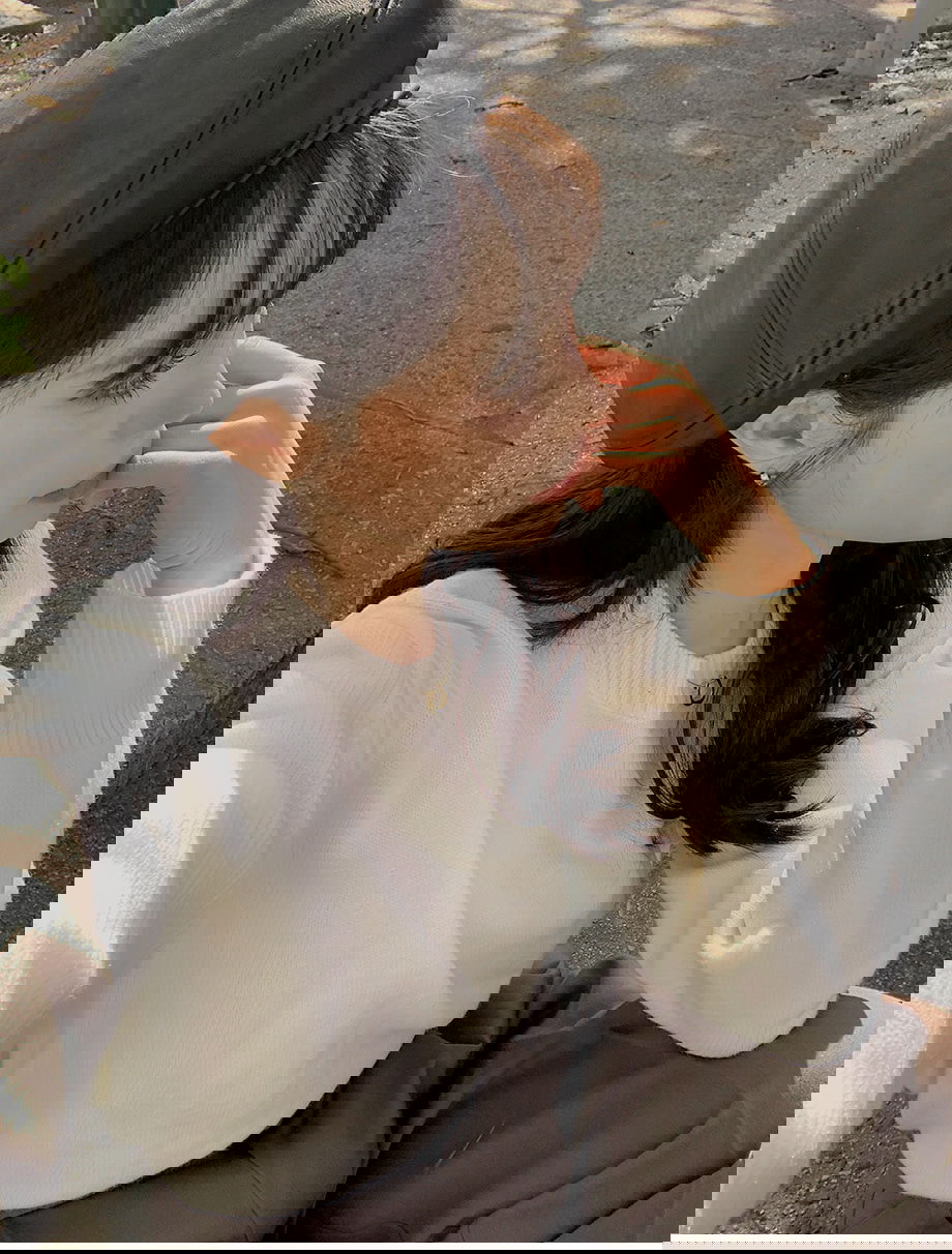 리리앤코 하로픈 플랩 카라넥 벨트 하프 코트