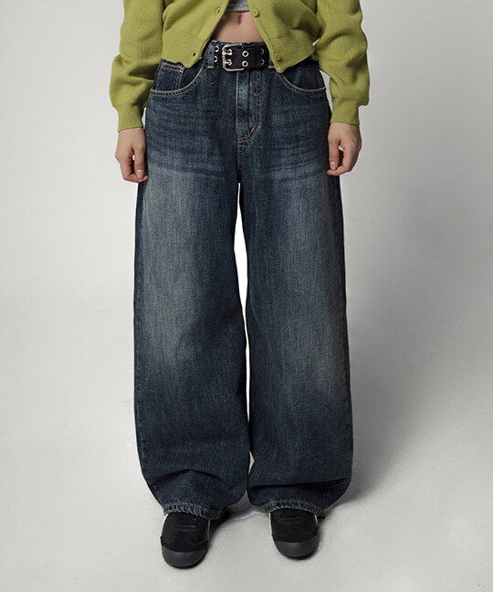 Faded Fleece Wide Fleece-lined Pants