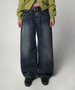 Faded Fleece Wide Fleece-lined Pants