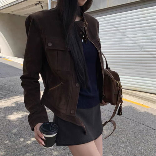 루디 스웨이드 자켓 (당일 출고)