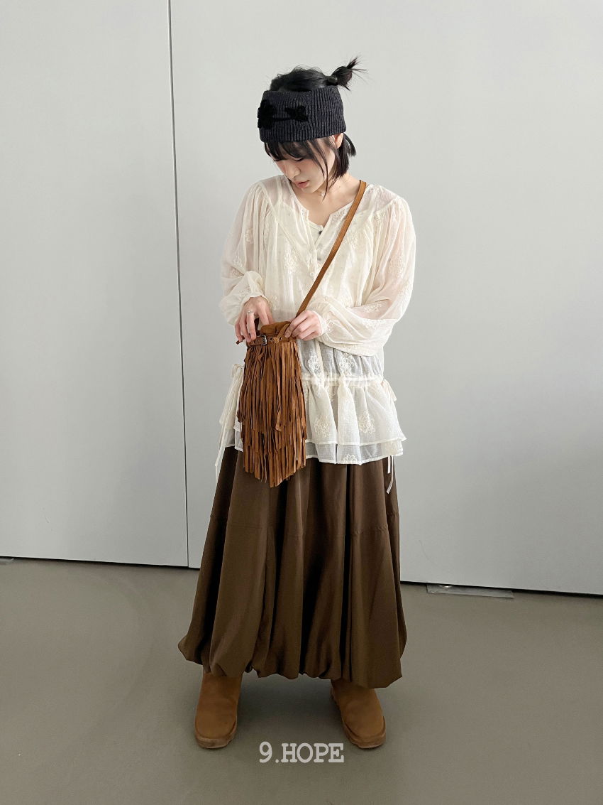 민소매 모델 착용 이미지-S1L20