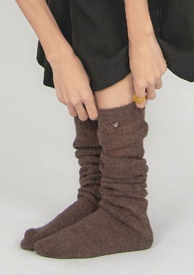 Heather Rib Daily Long Socks AC009