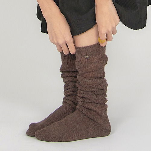Heather Rib Daily Long Socks AC009 (Ships Today) 袜子