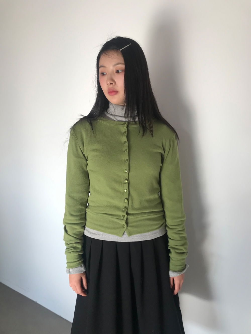 카디건 모델 착용 이미지-S1L30