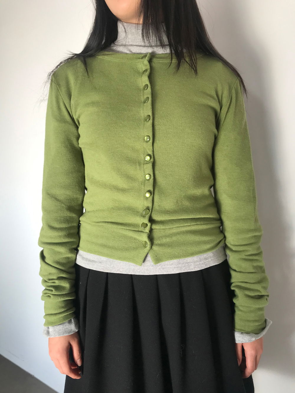 카디건 모델 착용 이미지-S1L31