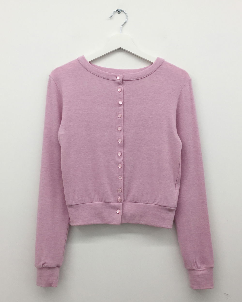 카디건 베이비핑크 색상 이미지-S1L50