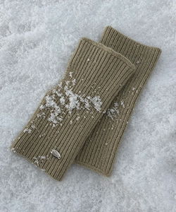 Heriven Wool Ribbed Warmer Fingerhole Gloves