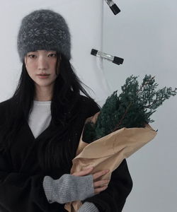 Spend Wool Angora Nordic Beanie