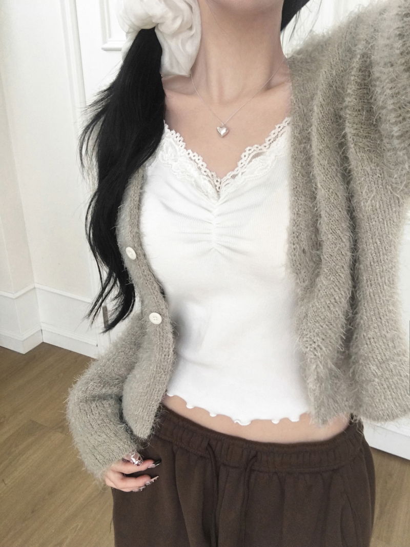 민소매 모델 착용 이미지-S1L69