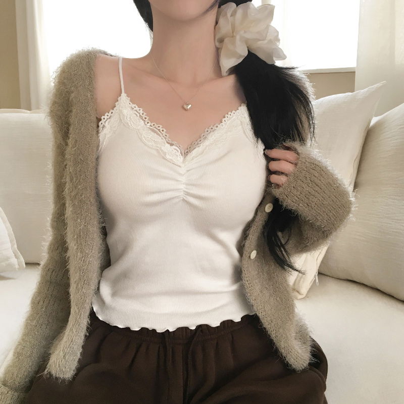 민소매 모델 착용 이미지-S1L46