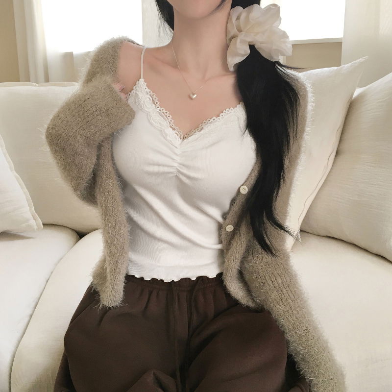 민소매 모델 착용 이미지-S1L47