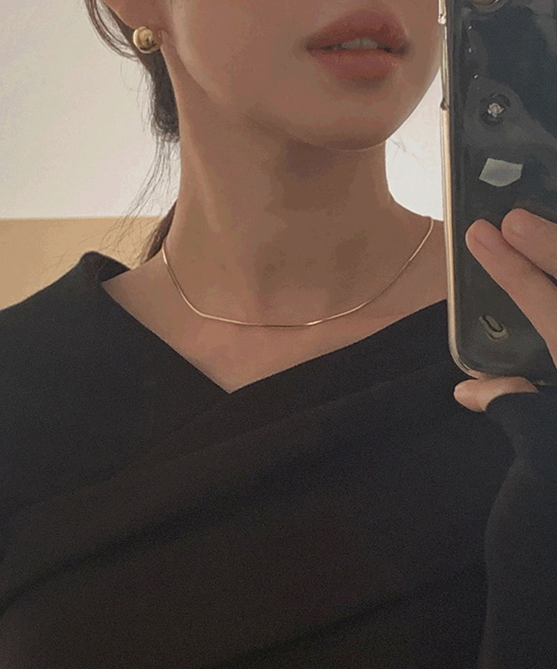 簡單質感鍊條(金/銀)