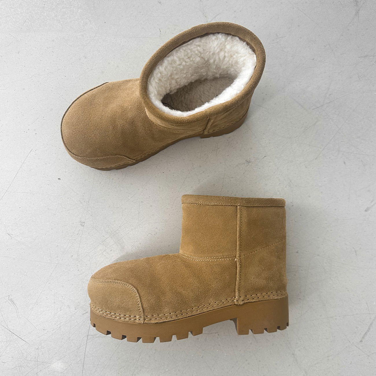 콜오버 소가죽 어그부츠