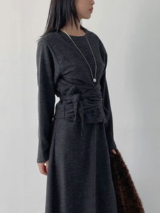 Carol Ribbed Wrap T-shirt